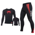 Red tooth long sleeve trousers 1