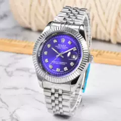 Cross-Border Hot Selling Rolex Log Tooth Ring Second Line Diamond Quartz Watch Manufacturer Wholesale Al