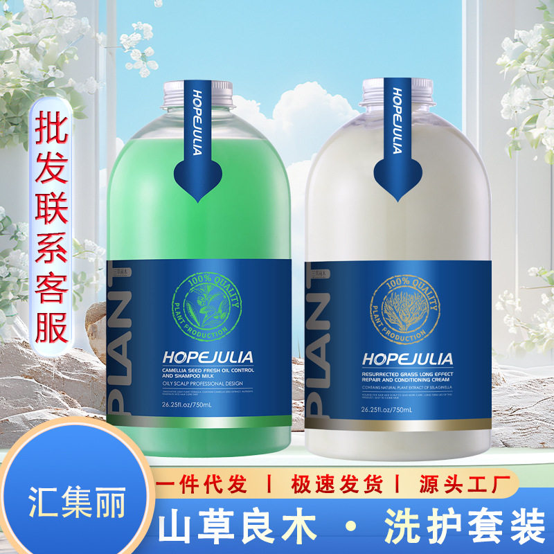 Collection of Lishancao Liangmu Conditioner, Shampoo, Shampoo and Conditioner Set, Shampoo Cream Manufacturer Wholesale, Smooth and Root Protection