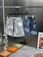 Foreign Trade Wholesale Summer Men's Trendy Beach Shorts Seaside Swimming Letter Print Sports Quick-Dry Mesh Lining Shorts