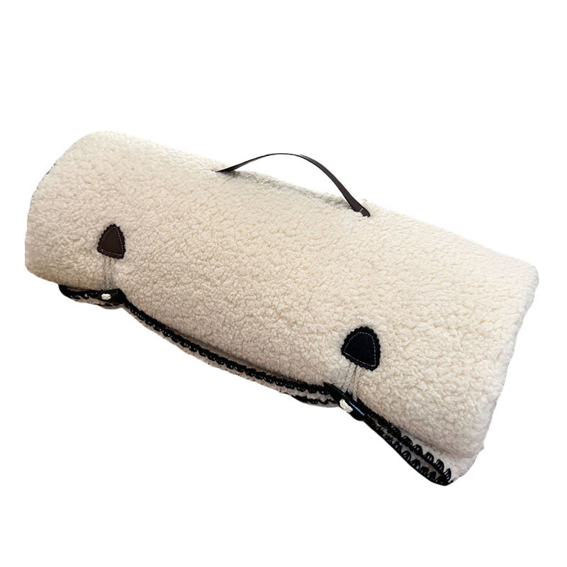 Original Multifunctional Portable Blanket Office Nap Air Conditioning Blanket Shawl Car Pillow Blanket Dual-use Blanket