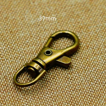 Bronze Keychain Lobster Clasp Hook 37mm Long K271-2