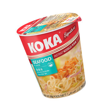 National General generation Singapore imported instant noodles KOKA delicious instant noodles Cup with more than 70g flavor optional