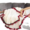 Souvenir Lunch Break Knitted Blanket Blanket Rose Shawl Home Sofa Office Bestie Blanket Leisure Blanket
