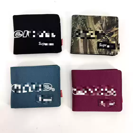 Short Wallet, Branch-Style Trendy Brand Wallet, Card Holder 19Fw