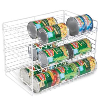 Kitchen Supplies Foldable Assembled Canned Storage Rack New 3-Layer Kitchen Storage Rack Rolling Storage Rack