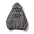 Dark gray 1977 black lettering