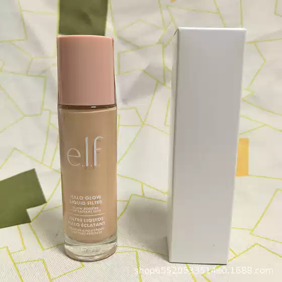 Cross-Border Elf Halo Glow Liquid Highlighter Liquid Foundation Primer Brightening Moisturizing Concealer Alternative