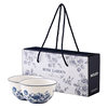 Blue Rose Blue and White Porcelain Bowl Gift Box Set New Household Tableware Gift Box Gift