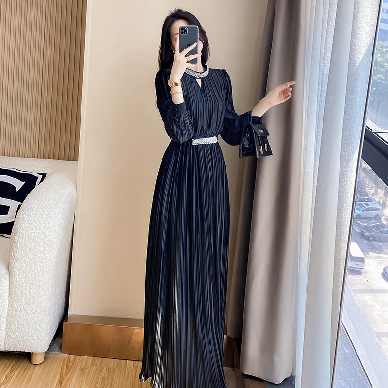 (Mới) Mã C0904 Giá 1240K: Váy Đầm Liền Thân Dáng Dài Nữ Dotdc Dài Tay Hàng Mùa Xuân Thu Đông Thời Trang Nữ Chất Liệu G04 Sản Phẩm Mới, (Miễn Phí Vận Chuyển Toàn Quốc).