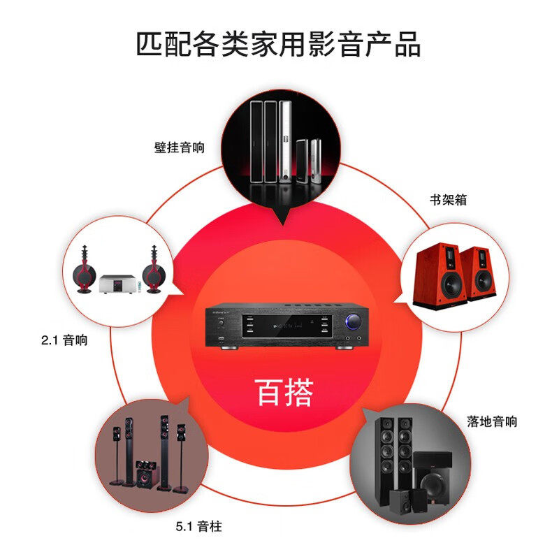 Qi Sheng AV-115 Fixed Resistance Bluetooth Home Power Amplifier Professional High Power KTV Professional Subwoofer Home Theater A