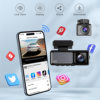 New 4K Dual Recording 130 Degree Wifi Driving Recorder Parking Monitoring Recorder 3.2inch Dual Recording Dashcam