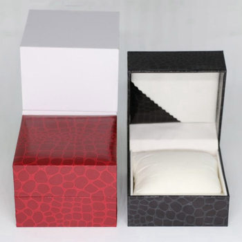 Watch Box Gift Packaging Storage Display Box Single Customized Crocodile Pattern Pu Imitation Leather Watch Box Flip Watch Box
