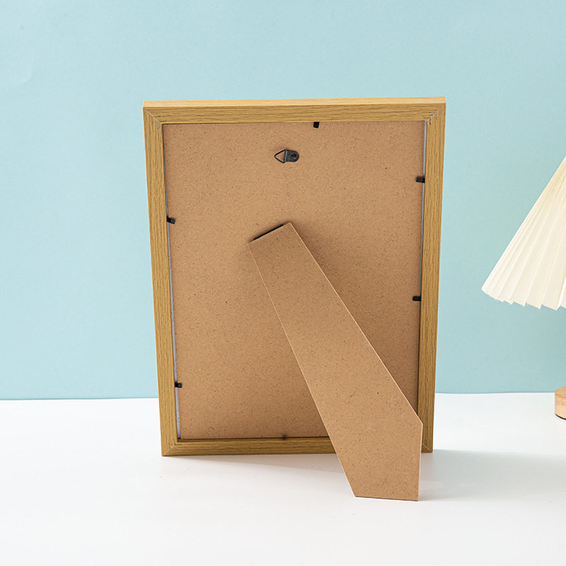 Large Size Wooden Puzzle Photo Frame Wholesale Wall Hanging Photo Wall Calligraphy Rectangular Display Frame Simple Picture Frame Mounting