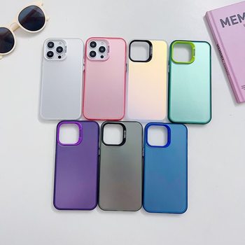 Imd Color Silver Shell Is Suitable for Iphone17Pro Mobile Phone Case Apple 13/14 Simple Hard Shell 15 Matte 12/11