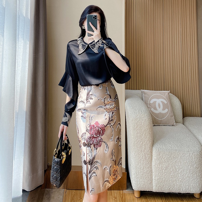 (Mới) Mã A8956 Giá 720K: Đồ Bộ Nữ Dotdhi Dài Tay Cả Bộ 2 Món Hàng Mùa Xuân Thu Đông Thời Trang Nữ Chất Liệu G02 Sản Phẩm Mới, (Miễn Phí Vận Chuyển Toàn Quốc).
