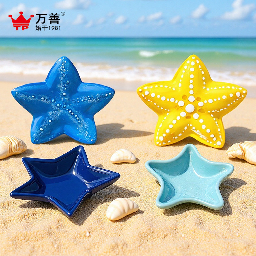 Export Export Five-Pointed Star Plate Decoration Plate Wholesale Creative Melamine Special-Shaped Ocean Star Star Shape Plate