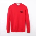 Crocodile round neck [big red]
