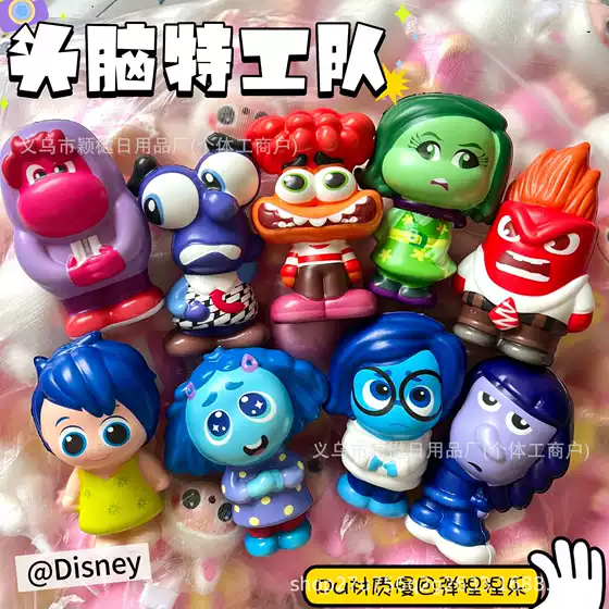 Cross-Border Disney Inside Out Slow Rebound Worry Worry Pinch Decompression Toy Children's Gift Doll Ornament