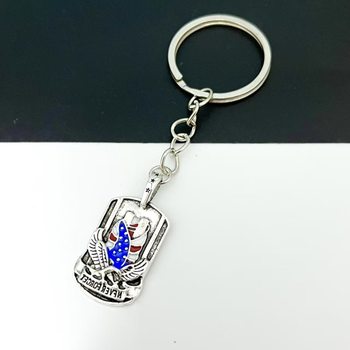 Creative and Unique Vintage Pendant Eagle Keychain for Independence Day of a Certain Country, Fashionable Versatile Backpack Phone Accessory