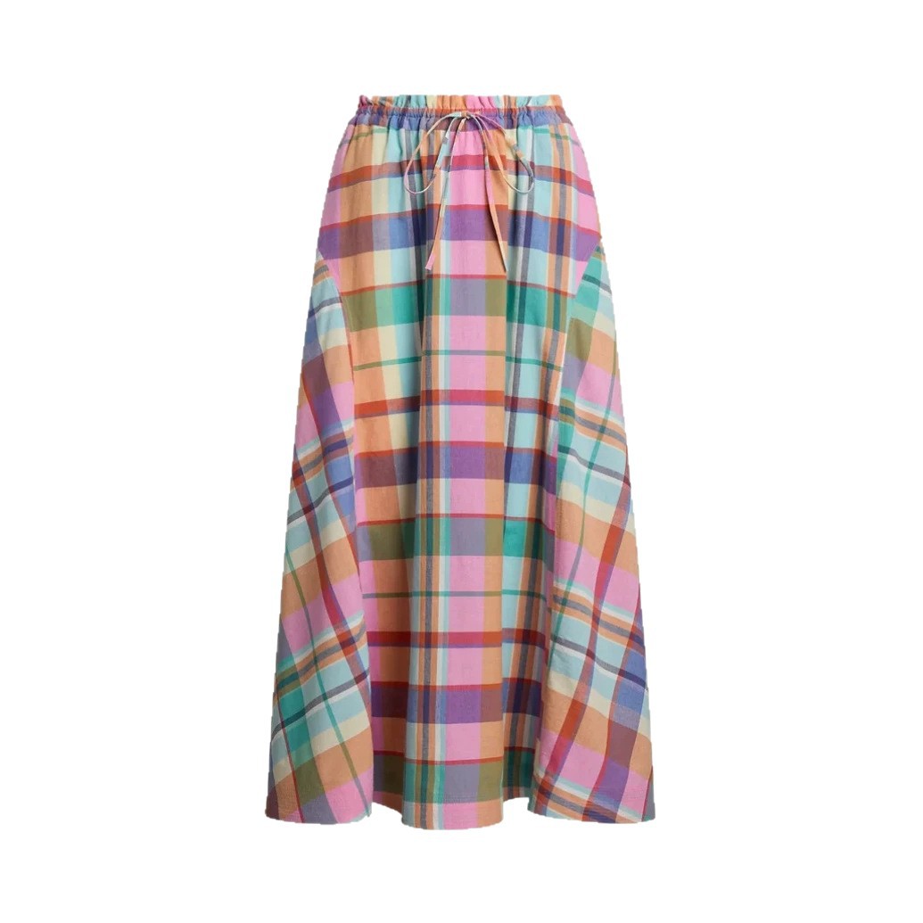 Pleated Skirt Color Block Design Vacation Style Trendy Womens Fashion Wholesale Available low MOQ