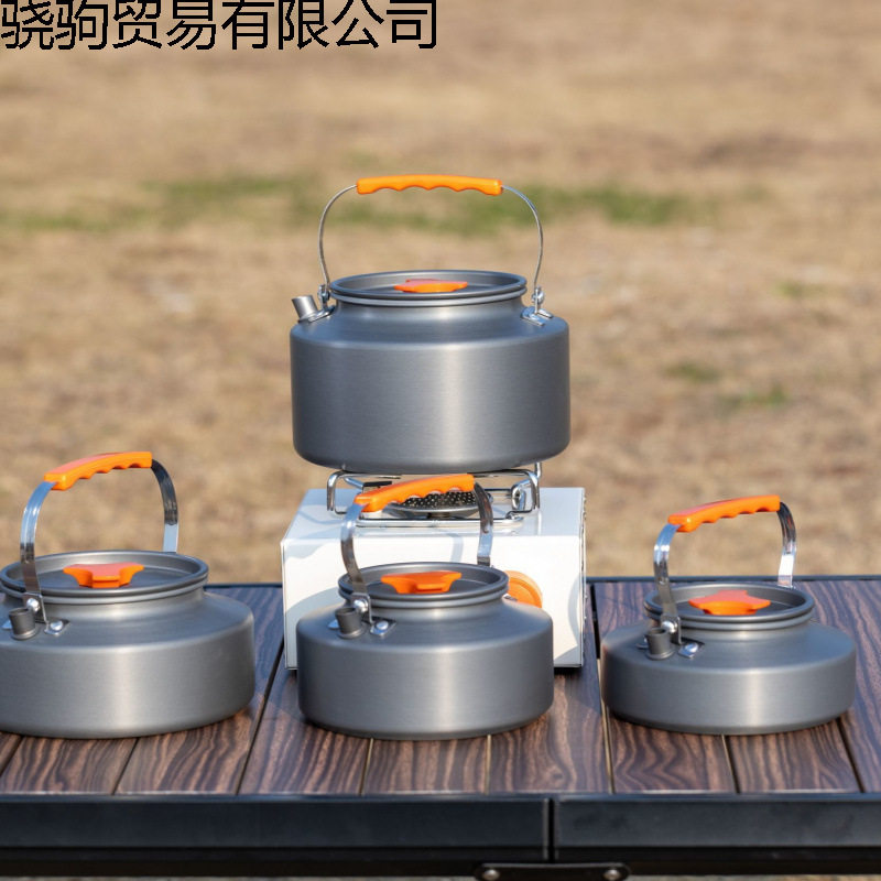 Outdoor Aluminum Teapot for Camping, Portable Tea Brewing Kettle, Camping Kettle, Outdoor Kettle