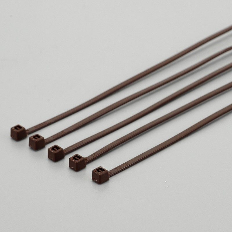Brown brown cable tie color cable tie 5*250*300*4*100*200mm new light plastic cable tie
