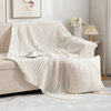 Amazon Simple All-Season Blanket Solid Color Knitted Blanket Office Living Room Shawl Thread Blanket Nap Sofa Blanket