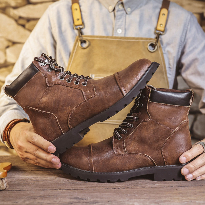 Men's British Style Martin Boots
