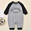 Baby 100 Days Old Spring and Autum Baby Crawling Clothes Spring and Autum Newborn Thin Jumpsuit Pure Cotton Harem Long Sleeves