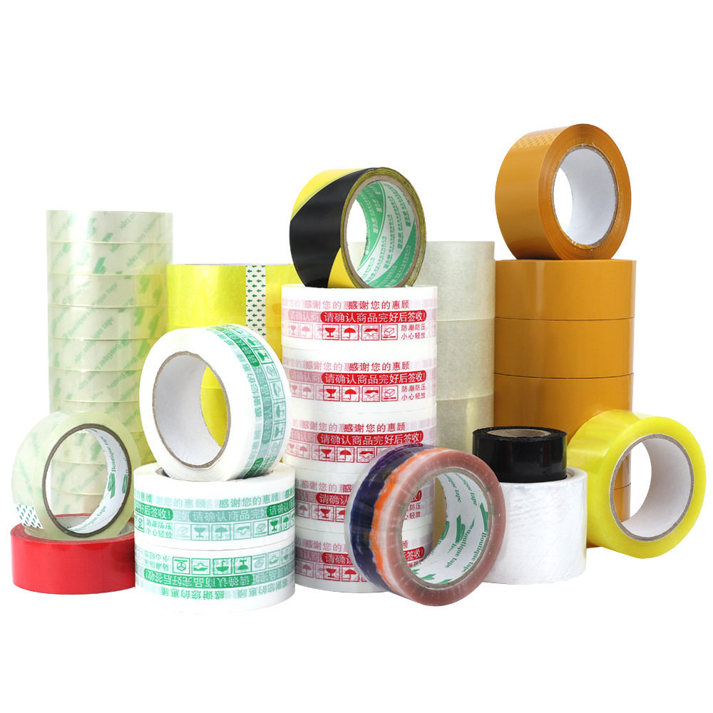 Heavy-Duty Carton Reinforced Sealing Tape Manufacturer Wholesale Packaging Sealing Transparent Tape Full Box Tape Factory Use
