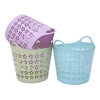 Ready Supply of Plastic Dirty Clothes Basket Cut Out Storage Laundry Basket Bedroom Storage Organization Dirty Clothes Plastic Storage Basket