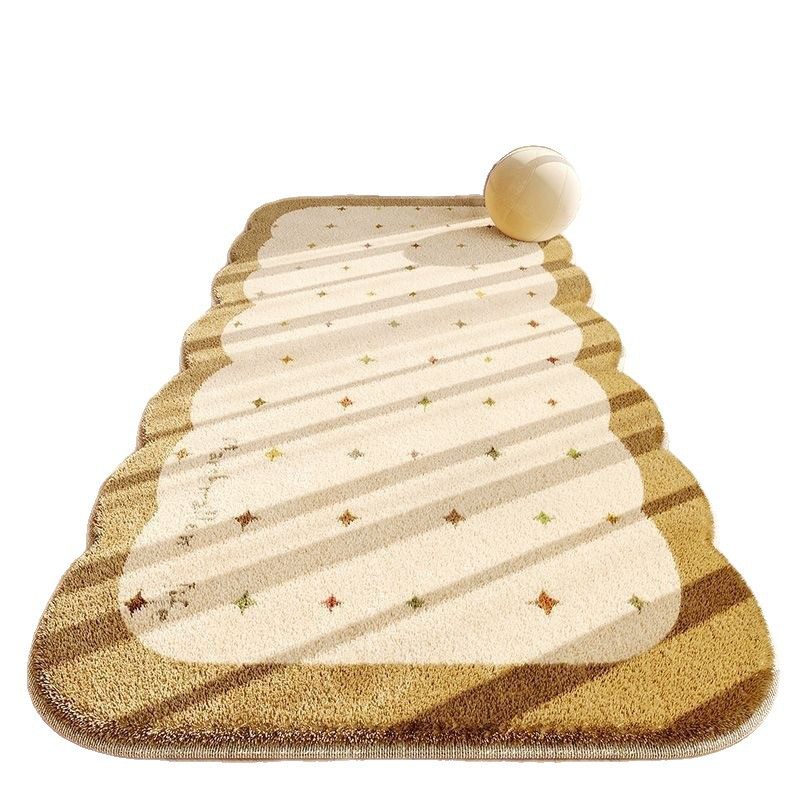 Colorful Spotted Bedroom Bedside Blanket, Soft and Cool Balcony Bay Window Mat, Simple Long Bedside Table Mat, Drop Shipping