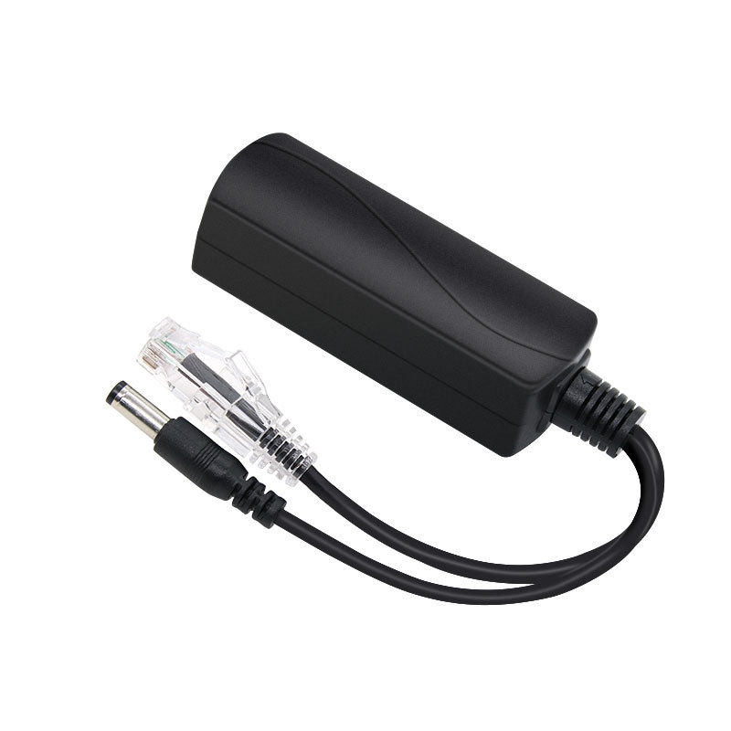 48V to 12V1.2A Gigabit standard POE splitter-DC head Gigabit standard POE splitter isolation type