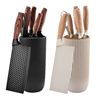 Kitchen Stainless Steel Knife Set with Fat Handle Covered with Six-Piece Set of Non-Stick Chef's Knife and Kitchen Knife Cross-Border Kitchen Knife Set