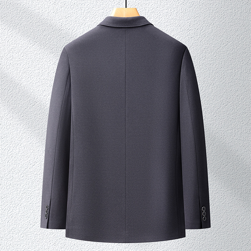 Áo blazer nam dáng ôm màu trơn phong cách Hàn Quốc, blazer mỏng nhẹ mùa xuân thu — Màu be, Màu đen, Xám trung tính
