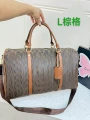 L brown grid