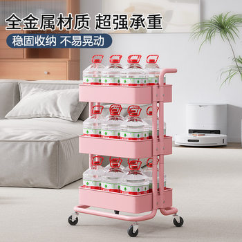 Stroller Storage Rack Kitchen Storage Rack Floor-Standing Multi-Layer Bedside Removable Bookshelf Snack Rack Baby Supplies