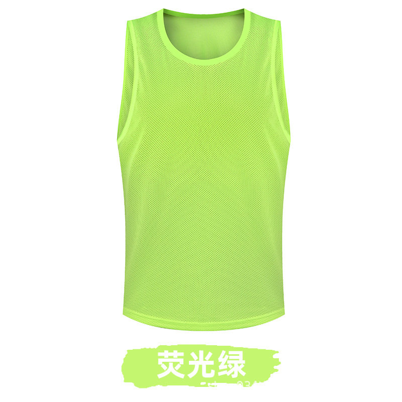 跨境网眼对抗服儿童足球训练背心团建户外拓展活动广告号码服印制