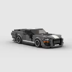 Moc Building Blocks Creative Puzzle 100491 Shelby Gt500 Creative Sports Car Model Kidsren's Toy Ornaments for Men