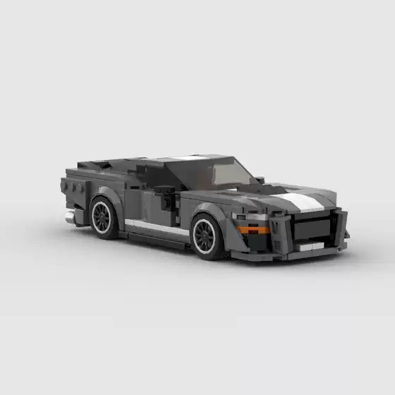 Moc Building Blocks Creative Puzzle 100491 Shelby Gt500 Creative Sports Car Model Kidsren's Toy Ornaments for Men