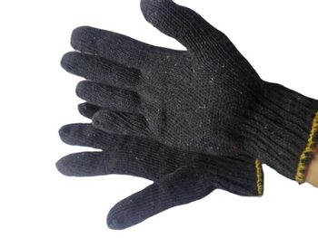 Labor Protection Gloves Wholesale Cotton Yarn Gloves Gray Yarn Gloves Protective Gloves Wear-Resistant Car Repair Gloves Knitted