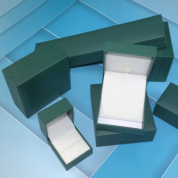 Spot Malachite Green Right Angle Jewelry Box Ring Box Pendant Box Jewelry Storage Box Jewelry Box Wholesale