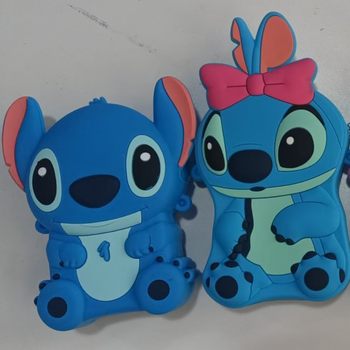 Cross-Border Stitch Children's Bag Cute Cartoon Silicone Bag Boy Crossbody Coin Purse Daily Versatile Waterproof Bag