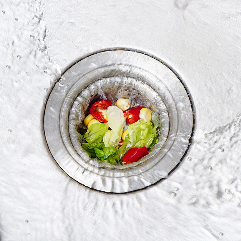 Kitchen sink filter disposable sewer garbage filter food residue pool mesh bag 100 only