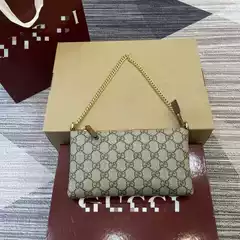 New Kool Gg Single Shoulder Underarm Bag Canvas Chain Bag Mahjong Bag Original Leather Trendy Brand Versatile Foreign Trade