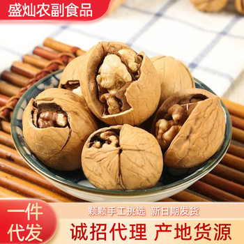 Roasted Walnuts Are Available in Stock. Five-Spice, Pepper-Salt, and Cream-Flavored New Arrivals from Xinjiang. Thin-Skinned Walnuts, Roasted with a Creamy Aroma. Can Be Shipped on Behalf of Others