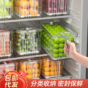 Refrigerator Food-Grade Egg, Fruit and Vegetable Special Storage Cabinet Dumpling Preservation Freezer Box Space Layering