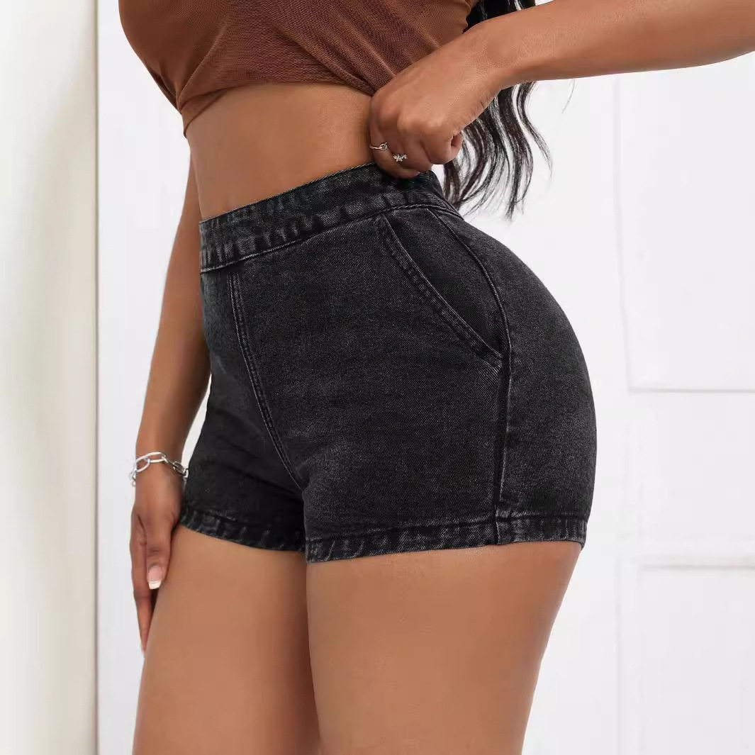 Womens Slim Fit Denim Shorts Comfortable Stylish Casual Perfect for Summer Outings Wholesale Available