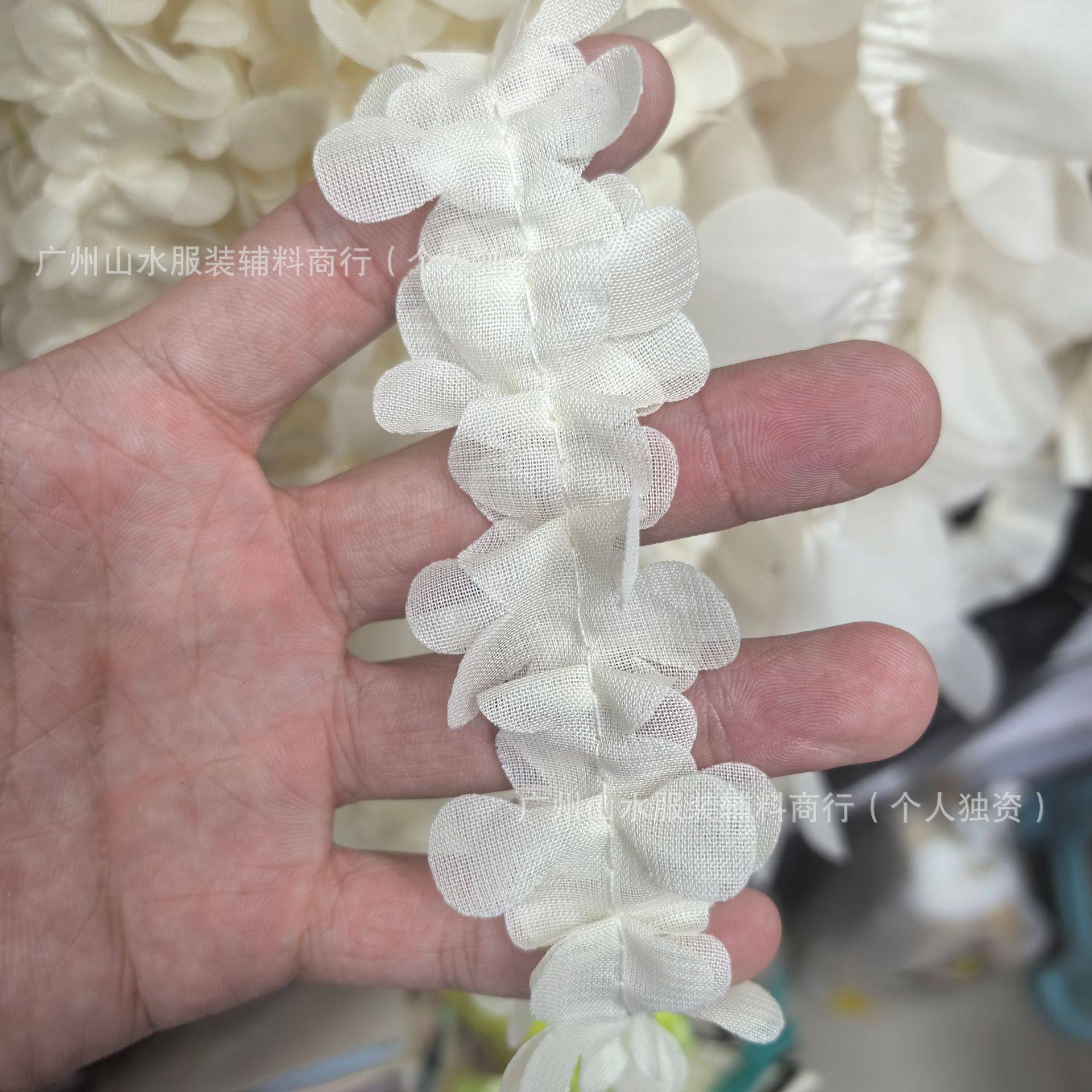 Children's Collar Lace Sleeves Accessories Apricot Pleated Lace Collar Cuffs Ruffled Wide Lace Embroidery